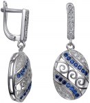 Серьги серебро 925 пробы